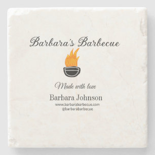 Barbecue restaurant kitchen social media website n stone coaster
