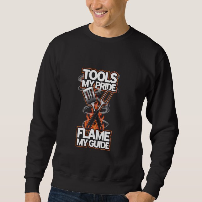 Barbecue Tools My Pride Smoky Pitmaster Grilling O Sweatshirt (Front)