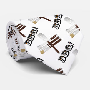 Barbecue Utensils Tie