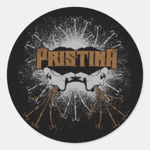 Barbed Classic Round Sticker