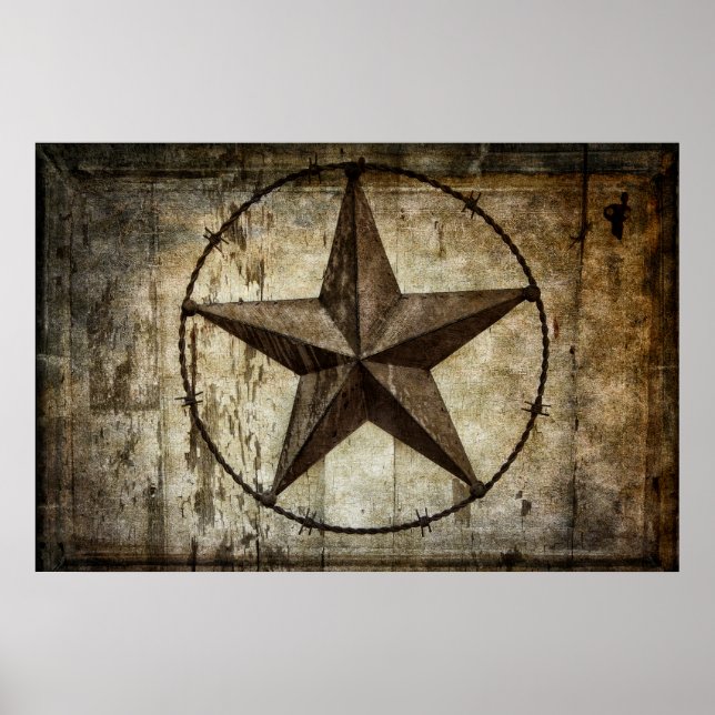 BARBED STAR of TEXAS Poster (Front)