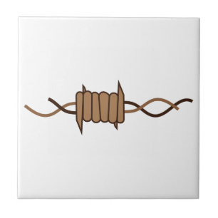 Barbed Wire Ceramic Tile