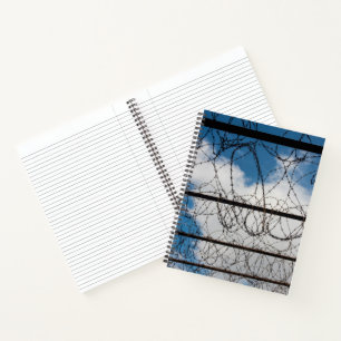 Barbed Wire Fence Notebook