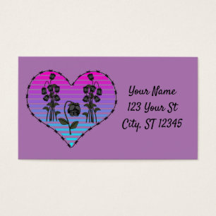 Barbed Wire Heart Wilted Black Roses Thunder_Cove