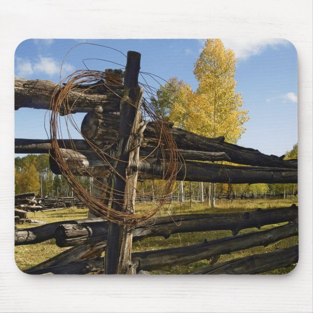 Barbed Wire Mouse Pad (Front)