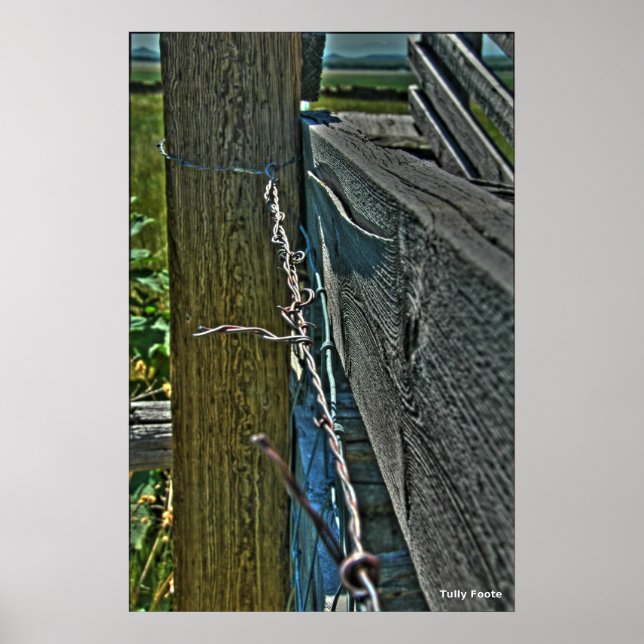 Barbed Wire Poster (Front)