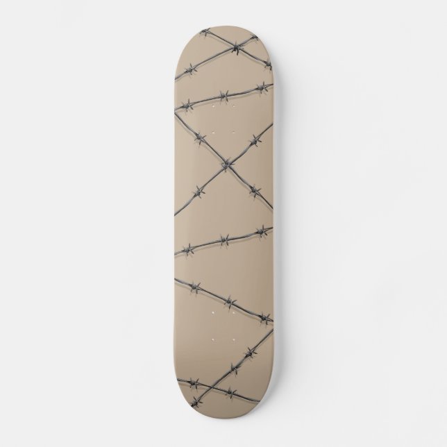 barbed wire skateboard (Front)