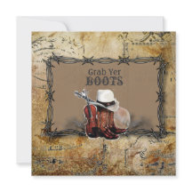 barbed wire western country wedding