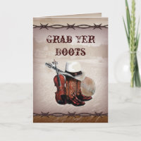 barbed wire western country wedding