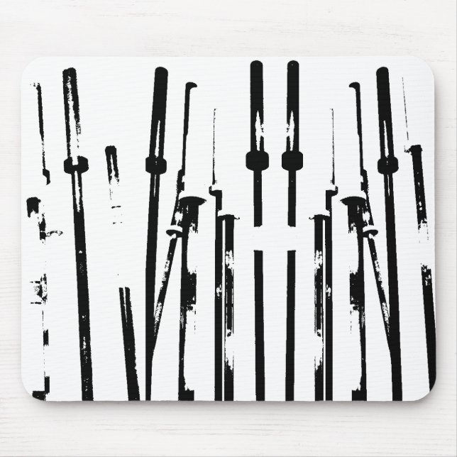 Barbell Forrest Mouse Pad (Front)