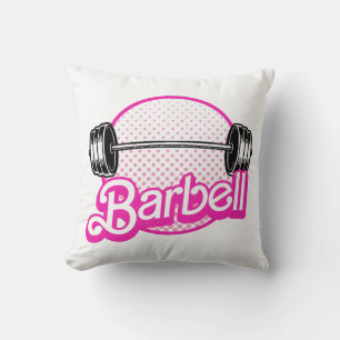 Barbell - pink cushion