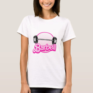 Barbell - pink T-Shirt