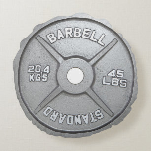Barbell Plate - Gym Round Cushion