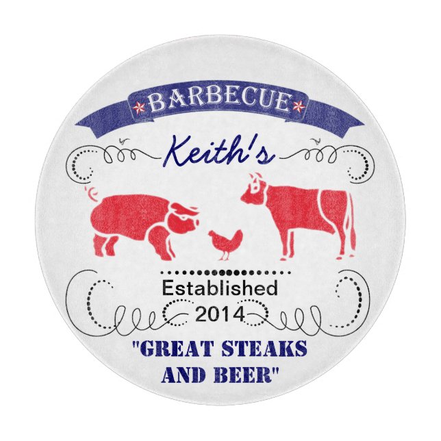 Barbeque, BBQ Cutting Board (Front)