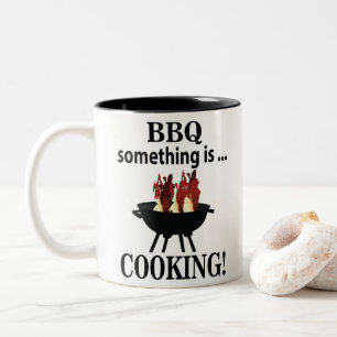 Barbeque Cook Chef Funny Bbq Two-Tone Coffee Mug