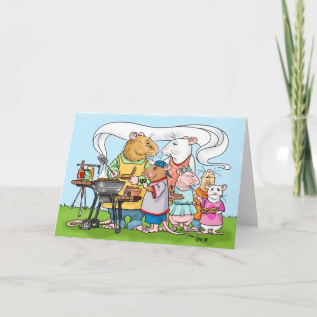 Barbeque Father's Day Card (Front)