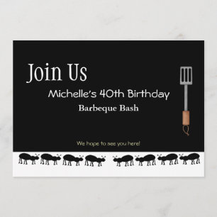 Barbeque Invitations for Michelle