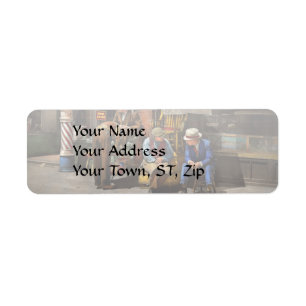 Barber - At Nelson's Barber Shop 1937 Return Address Label