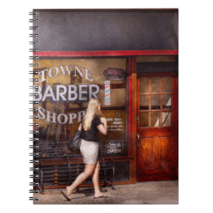 Barber - Barbershop - Time for a haircut Notebook