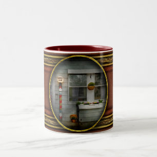 Barber - Belvidere, NJ - A Family Salon Two-Tone Coffee Mug