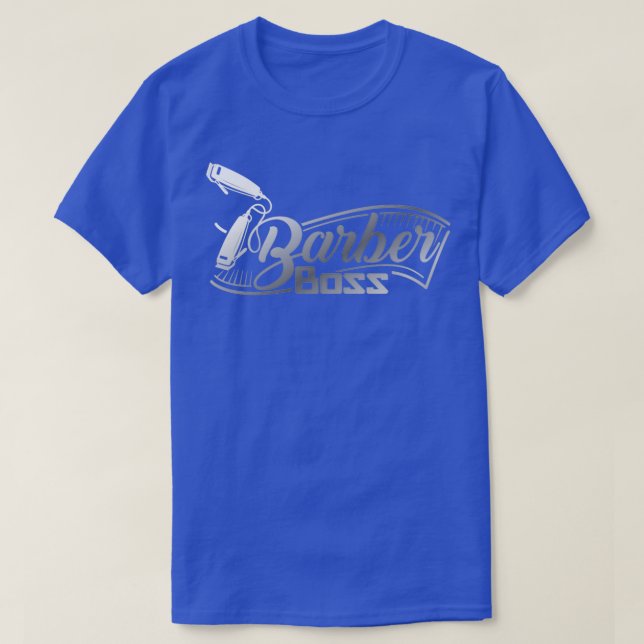 Barber Boss Clippers T-Shirt (Design Front)