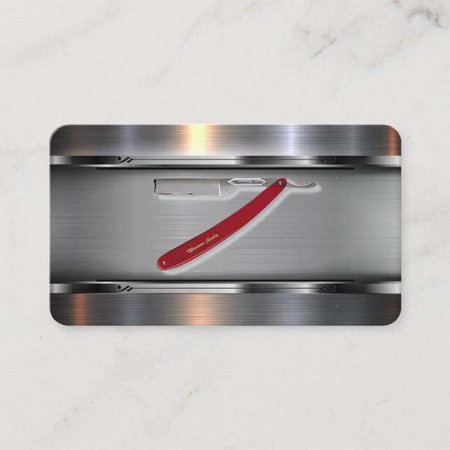 Barber  Business Card (Front)