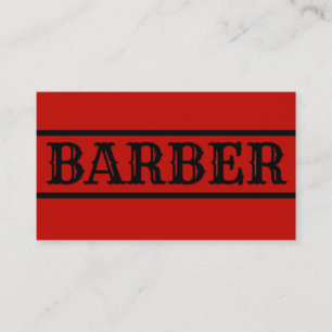 Barber Business Card