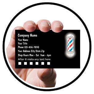 Barber Business Cards