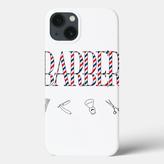 Barber Case-Mate iPhone Case (Back)