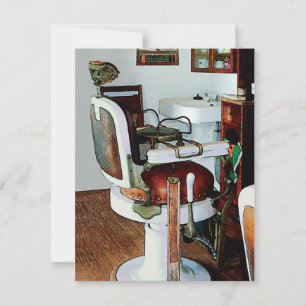 Barber Chair Invitation