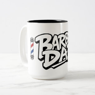 Barber Dad Two-Tone Coffee Mug
