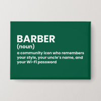 Barber Definition Badge