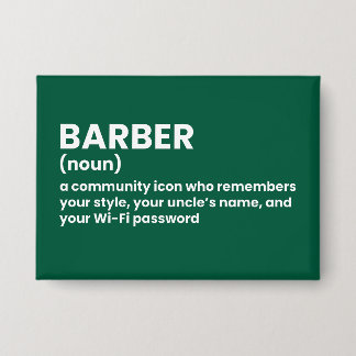 Barber Definition Badge