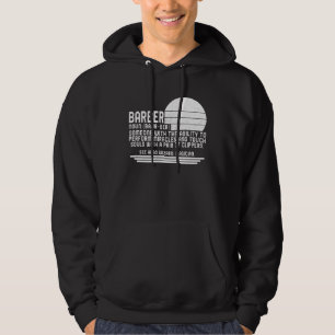 Barber Definition Hair Salon  Best Barber Owner Sh Hoodie