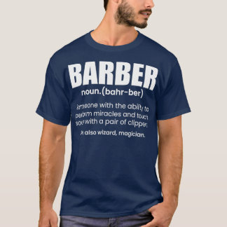 Barber Definition Noun T-Shirt