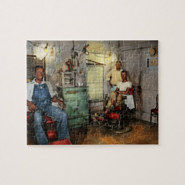 Barber - Family owned 1942 Jigsaw Puzzle (Horizontal)
