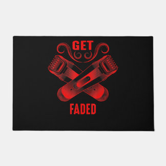 Barber | Get Faded Cool Master Barber Hairer Fade Doormat
