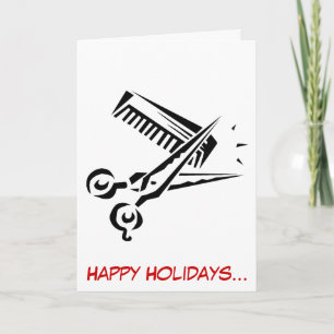 Barber Gift Ideas Holiday Card