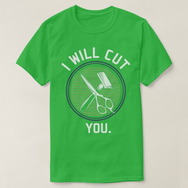 Barber Hair Barber T-Shirt (Design Front)