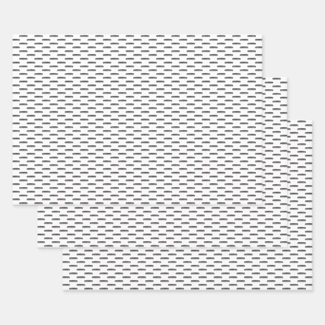 Barber Hair Combs CUSTOM BACKGROUND COLOR Wrapping Paper Sheet (Set)
