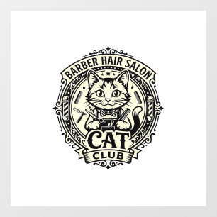 Barber Hair Salon Cat Funny Cat Graphic - Barber H