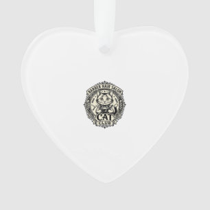 Barber Hair Salon Cat Funny Cat Graphic - Barber H Ornament