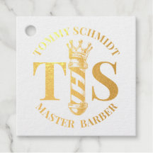 Barber Hair Shop King Crown Barber Pole Hair Salon