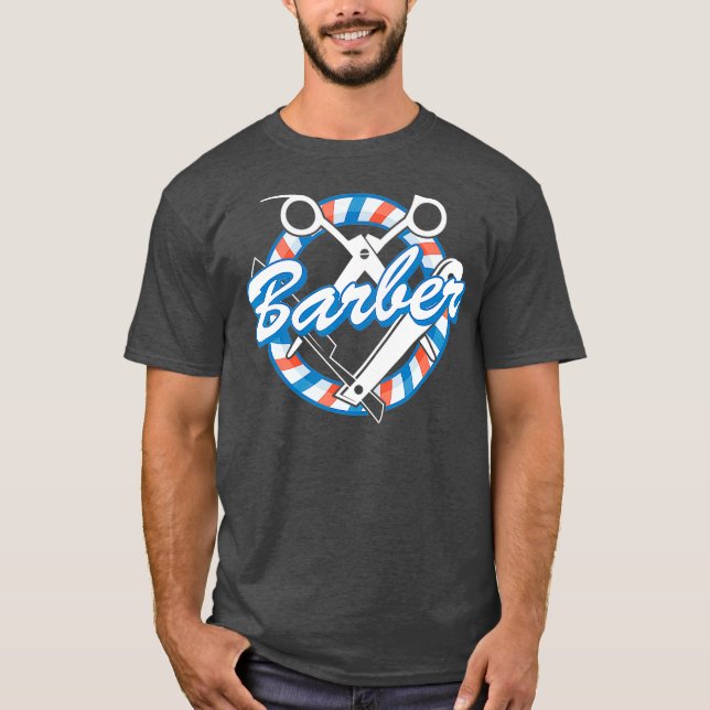 Barber  Haircutter Barber Gift Professional  (2) T-Shirt (Front)