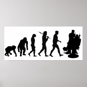 Barber hairdresser hair stylist poster