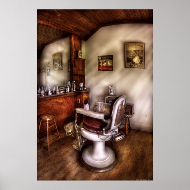 Barber - In The Barber Shop Poster (Front)