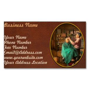 Barber - JH Parham Barber and Notary Public 1941 Magnetic Business Card