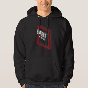 Barber Job Title Appreciation Retro Hoodie
