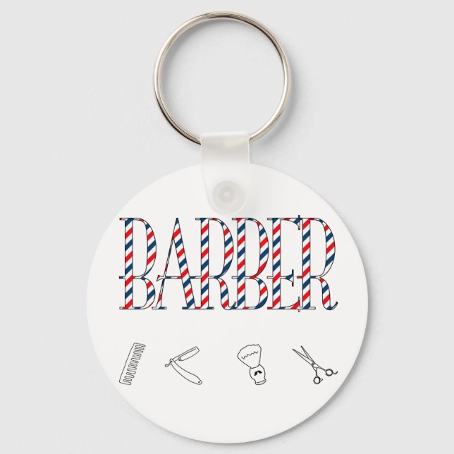 Barber Key Ring (Front)
