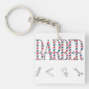 Barber Key Ring